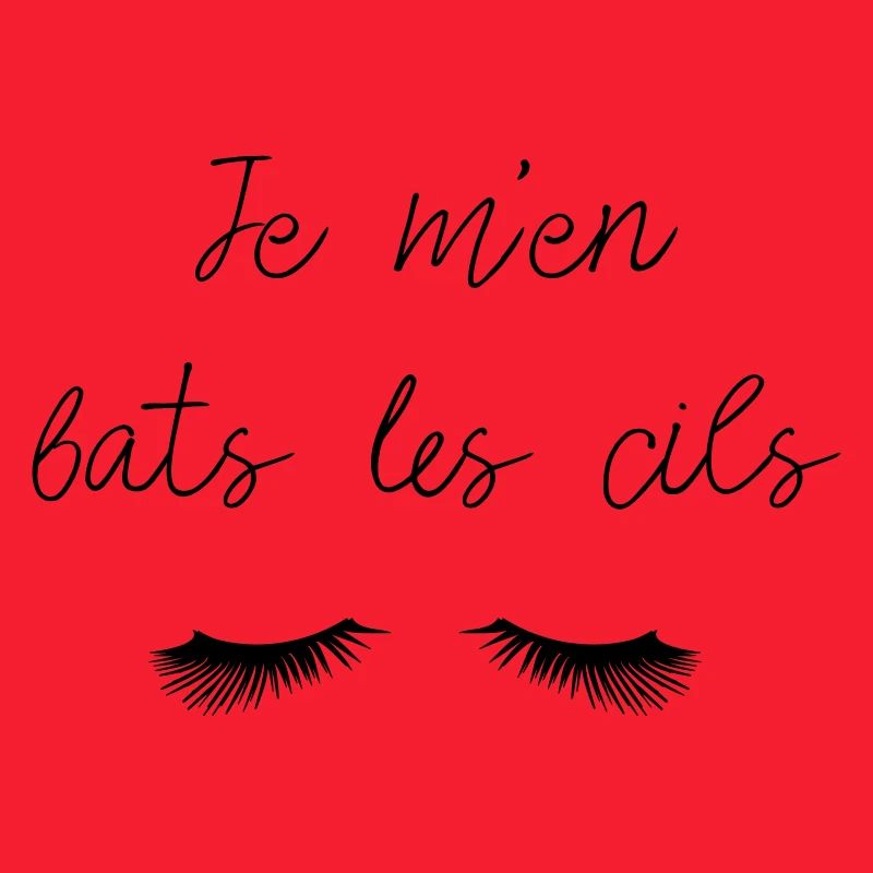 Ich bekämpfe die Wimpern