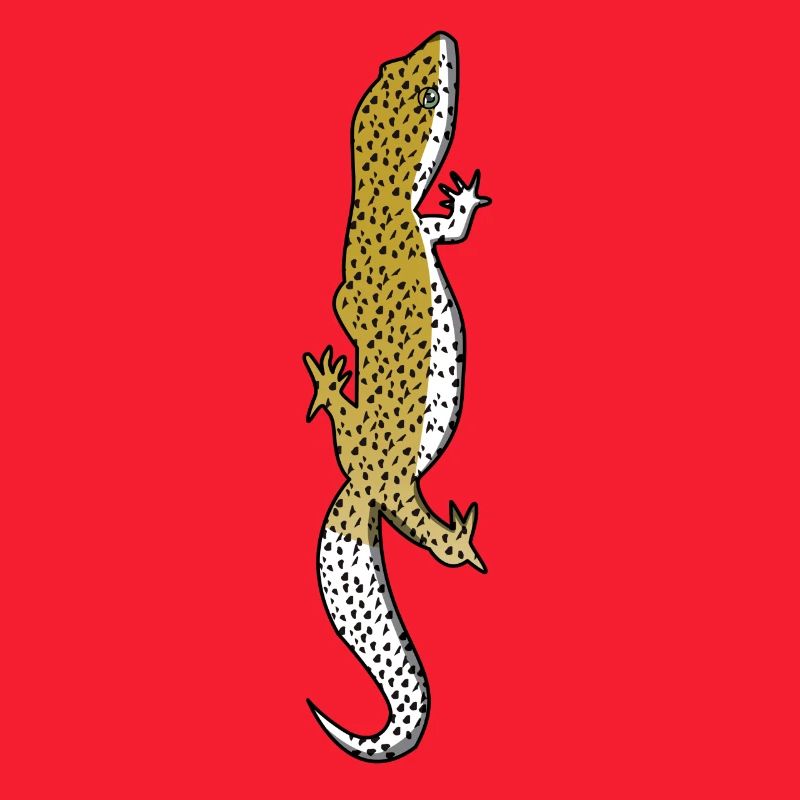 Eidechse - Gecko - Reptil - Geschenk - Echse