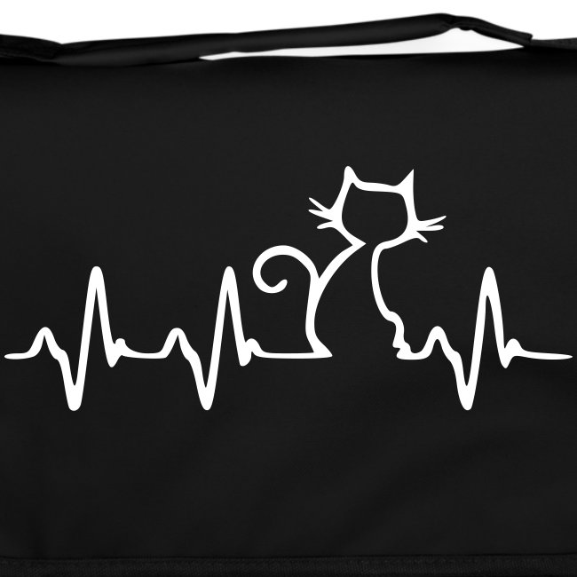 Vorschau: Cat Heartbeat - Umhängetasche