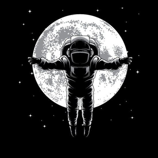 Astronauta luna espacio exterior regalo espacial' Bandolera | Spreadshirt