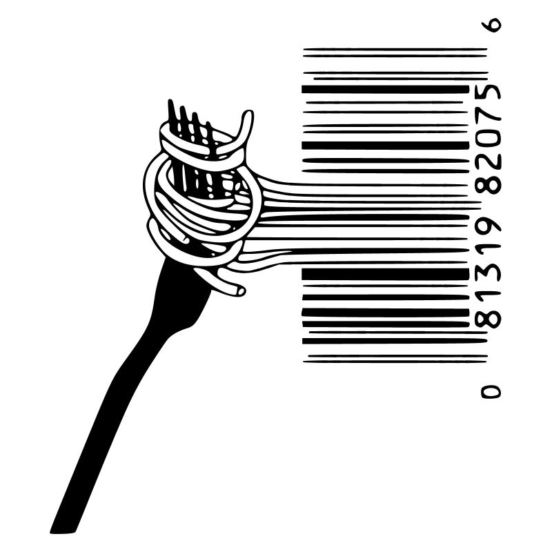 barcode gabel spaghetti