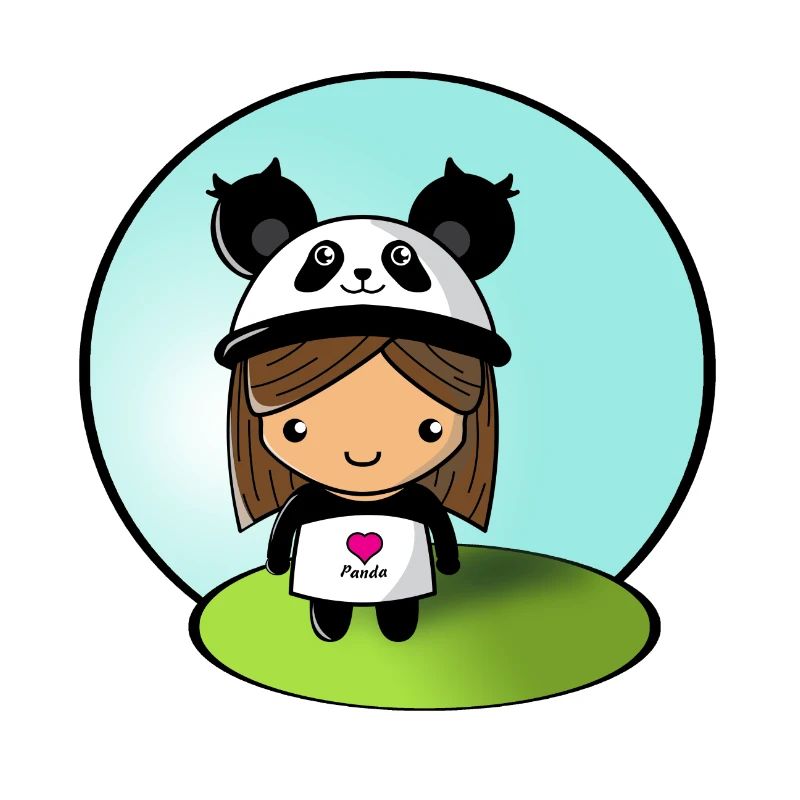 Panda-Mädchen!