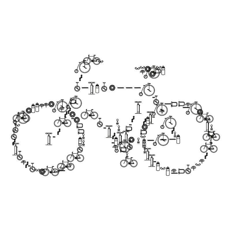 Accessoires de roue Roue de bicyclette pour les cyclistes cadeau