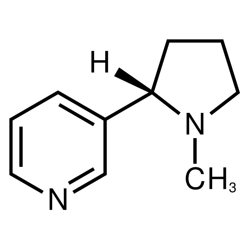 Nicotine Formule de structure Tabac Fumer Chimie