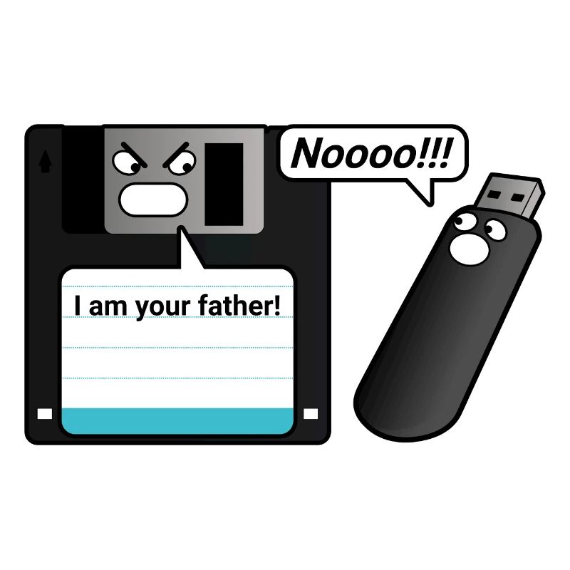 Diskette USB Stick Vater