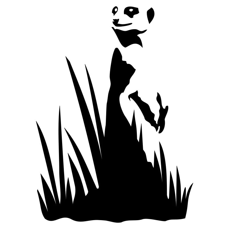 Erdmännchen im Gras
