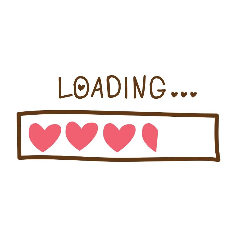 loading hearts dark