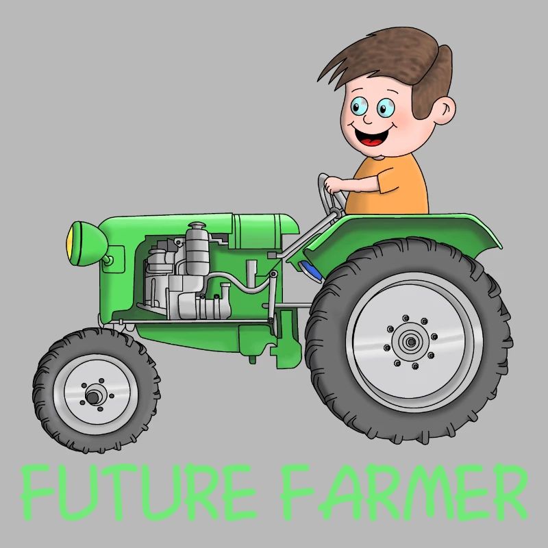 Offspring farmer - farmer - future farmer