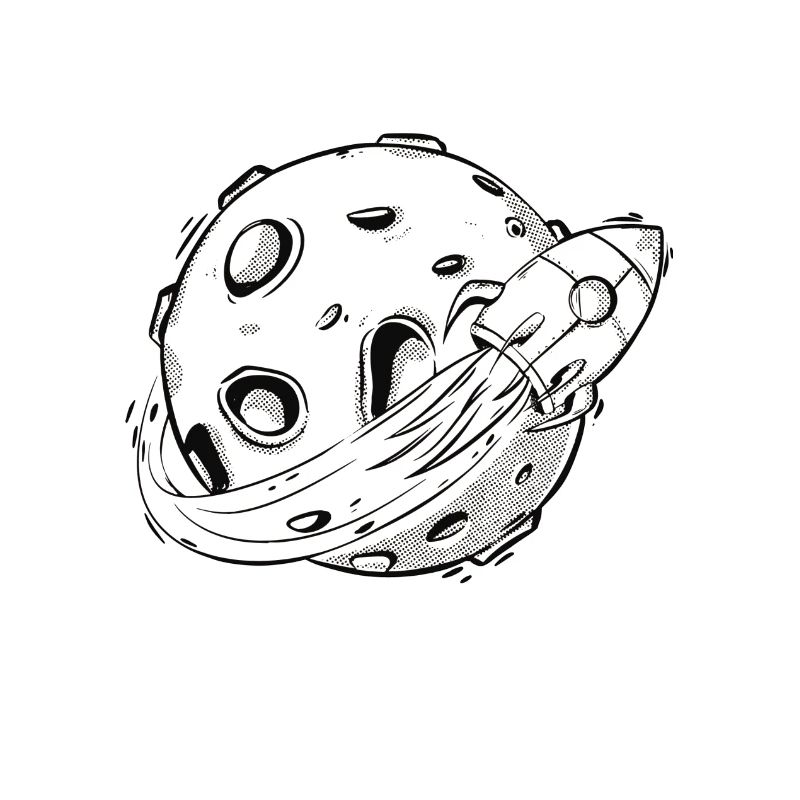 Explore The Final Frontier Retro Outer Space