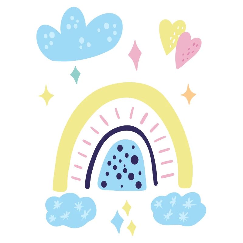 Pastel Rainbow Dreamscape