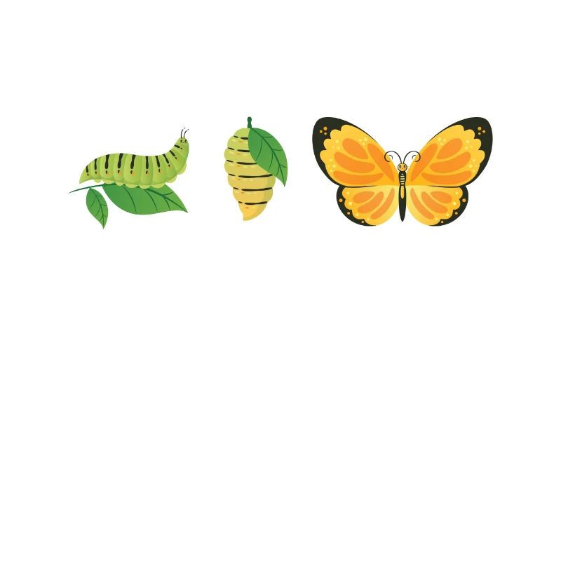Give Yourself Time. Butterfly Design