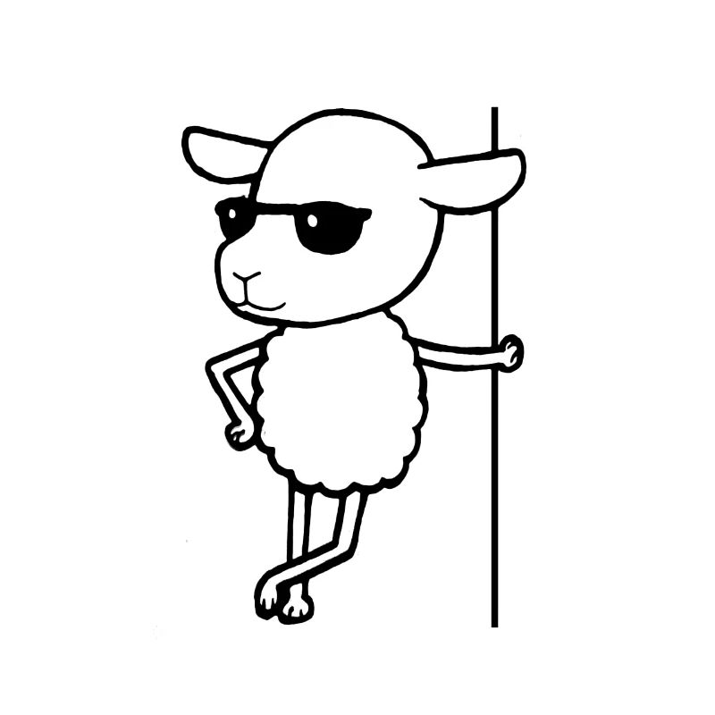 Schaf Beep Beep I m a Sheep Sonnenbrille Cool