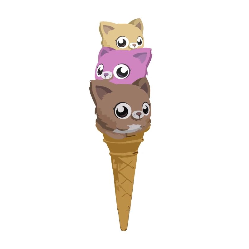 Katzen Eis