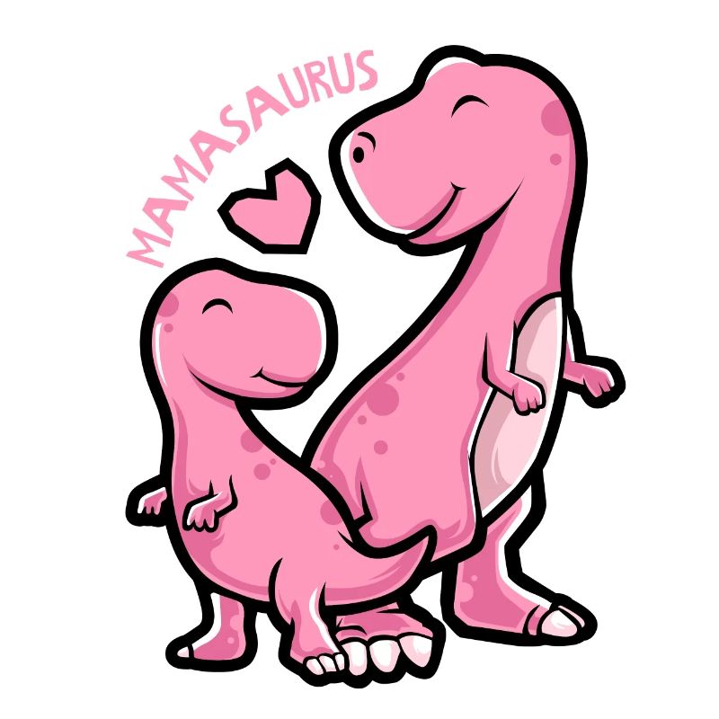 Mamasaurus - Funny Dinosaur Graphic