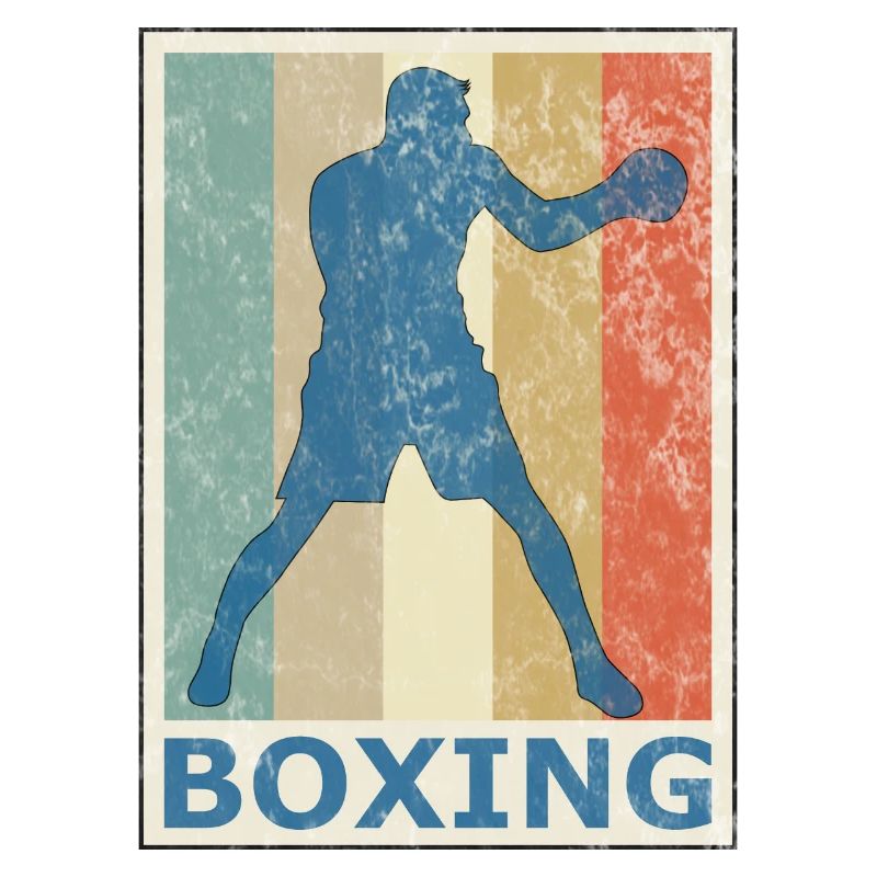 Rétro style vintage Boxe Boxe Kickboxing