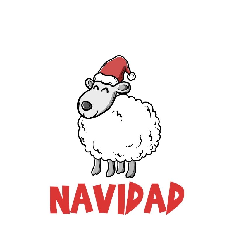 Fleece Navidad sweet sheep Christmas gift