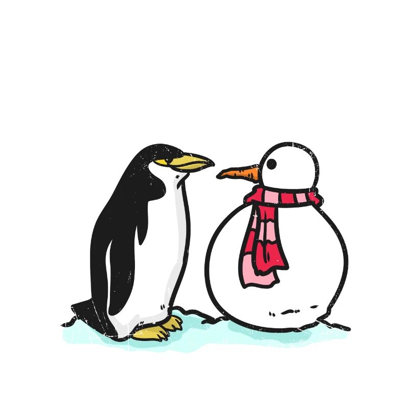 Penguin North Pole South Pole Gift