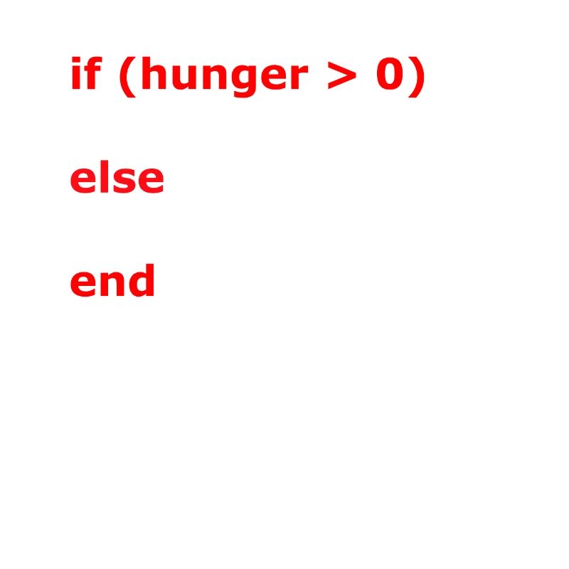 Coding If Hunger