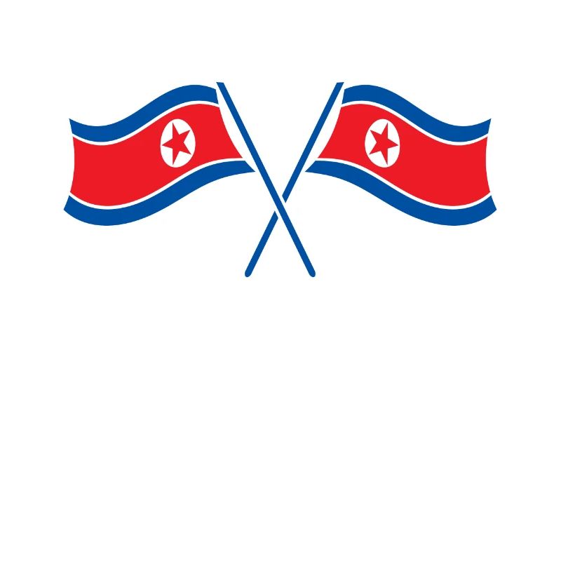 Corée du Nord Drapeau Corée Drapeau Asie
