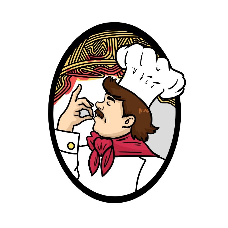 Spaghetti Küchenchef