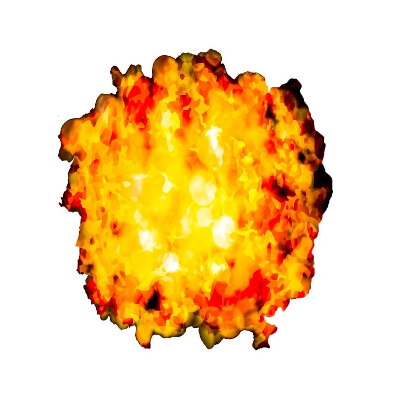 Small explosion