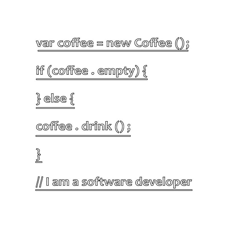 Kaffee Entwickler Informatiker Code Geschenk
