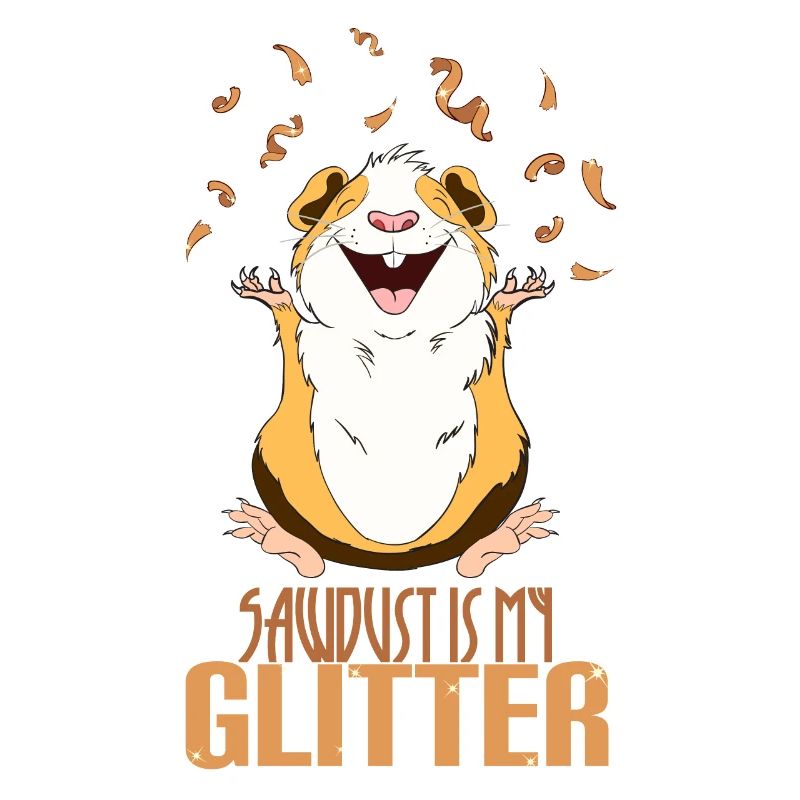 La sciure de cochon d'Inde est mon scintillement