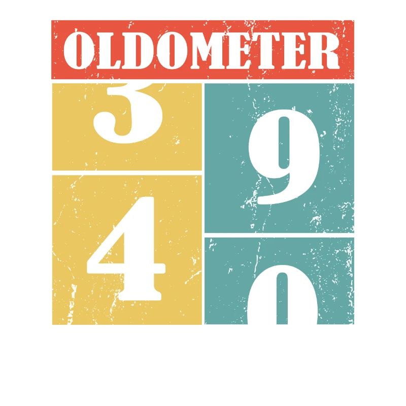 40 vierzig vierzigster Geburtstag oldometer - Shir