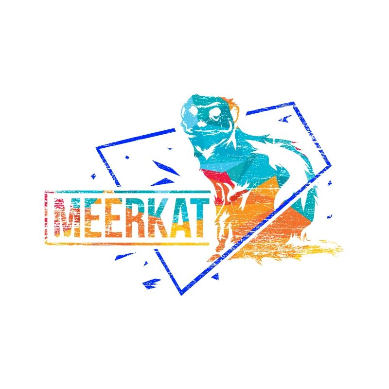 Erdmännchen Polygon Geschenk