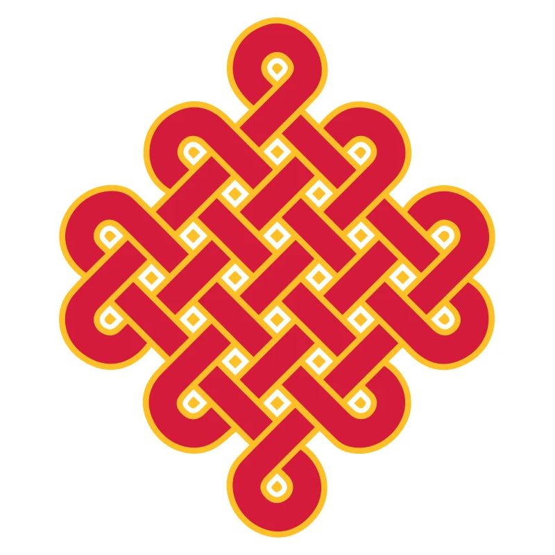 Infinity Buddhism Tibetan endless knot Celtic