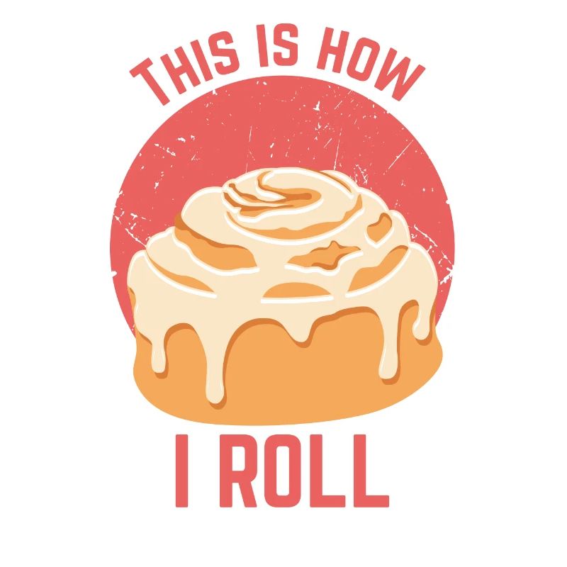 Cinnamon Cinammon Roll design I Funny biscuits