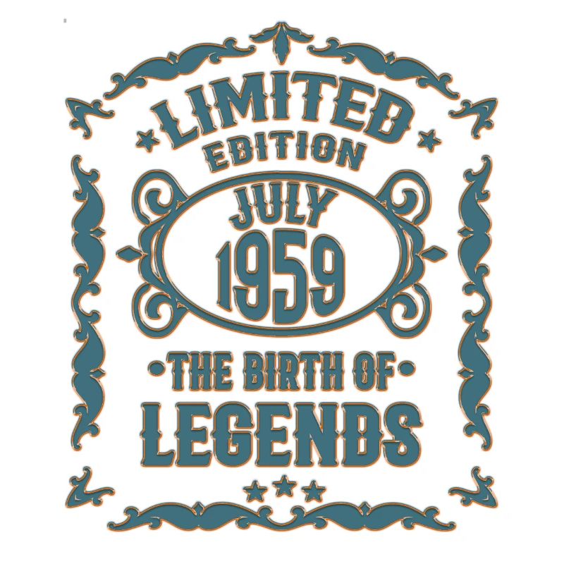 60. Geburtstag July 1959 - Lustiges Geschenk