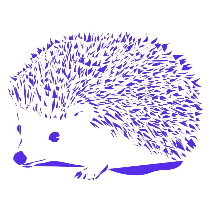 Blauer Igel