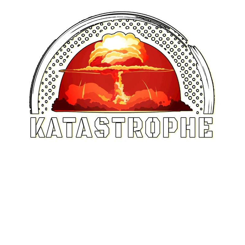 Catastrophe, bombe atomique, idée de cadeau d'explosion