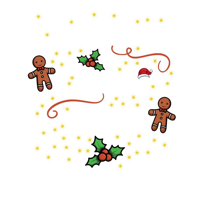 Équipe de biscuits de Noël préparant des biscuits de Noël