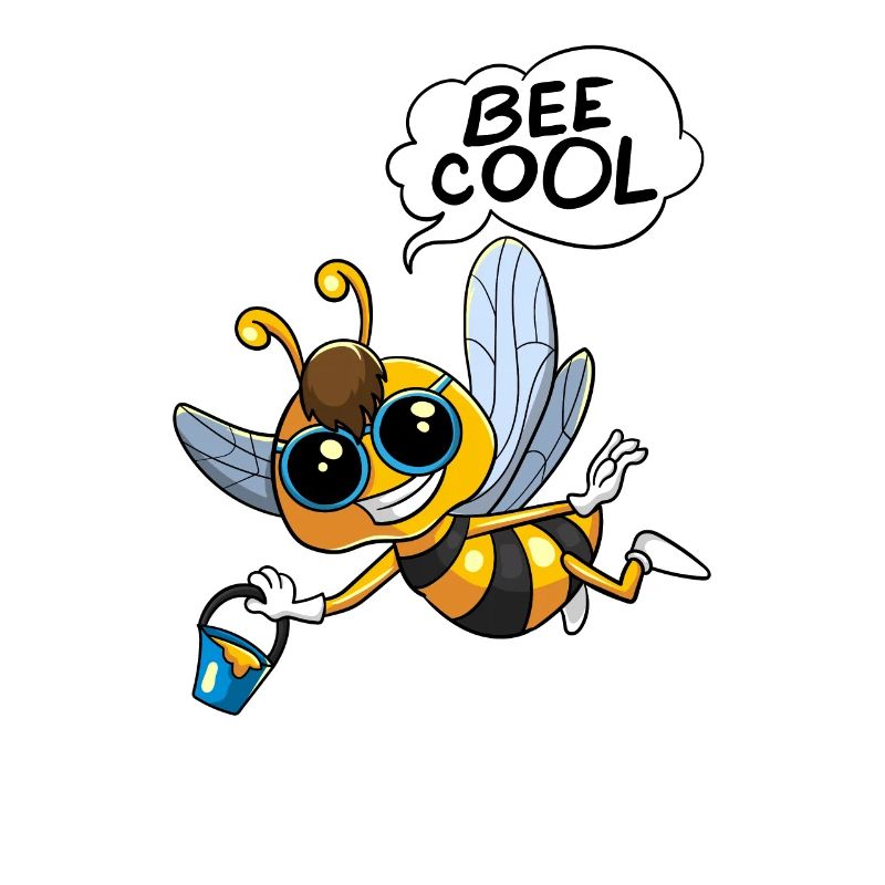 Bee Cool Summer Honey Bee Wasp Honey Bee