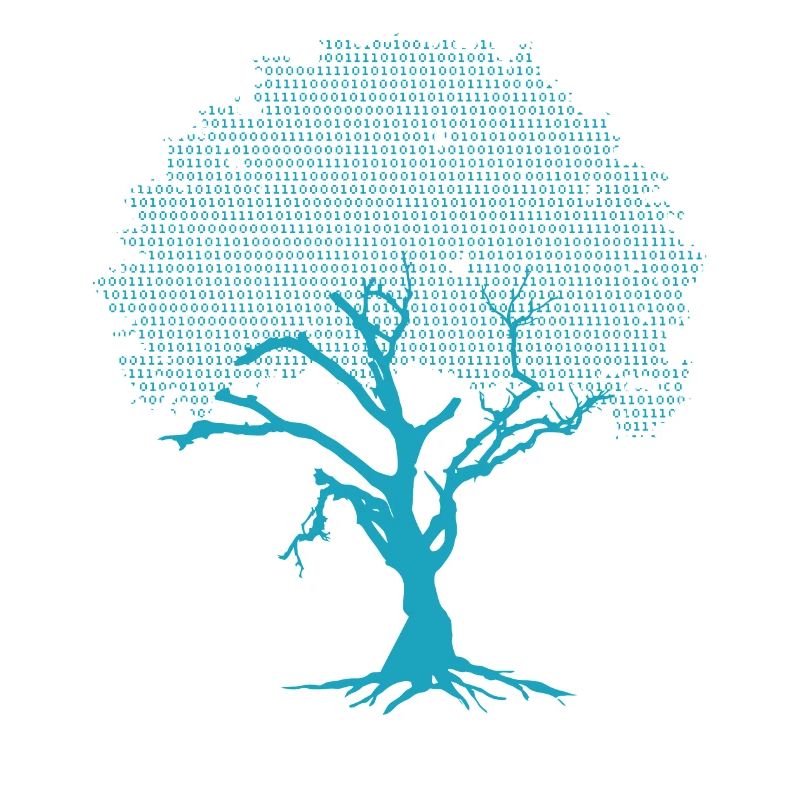 Graphique d'idée de conception d'arbre de codage binaire