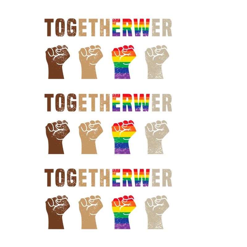 Ensemble, nous élevons BLM Black Lives Matter