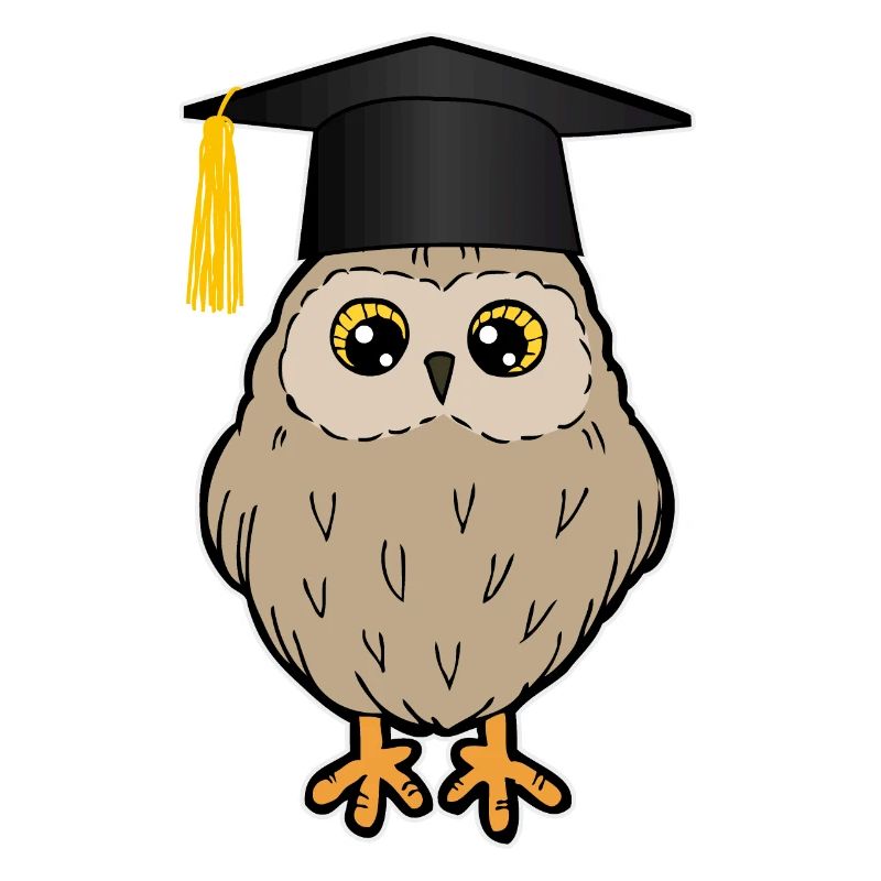 Bachelor Master Studium Abschluss Eule Lustig