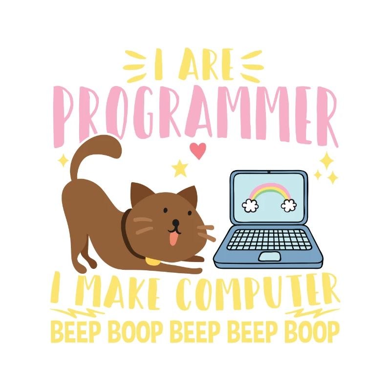 Je suis programmeur Je fais un bip d'ordinateur
