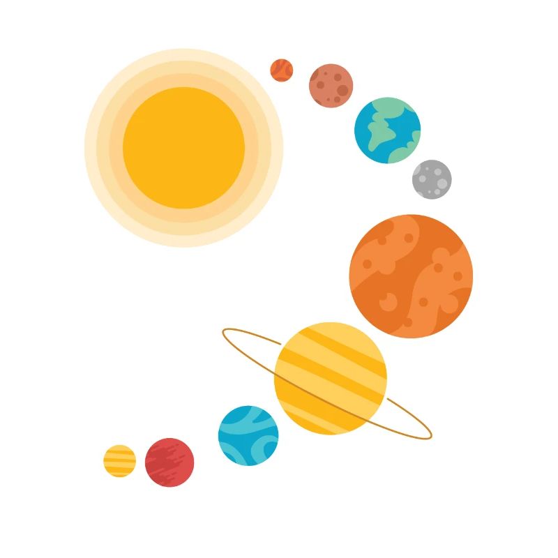 Système solaire de la Idées cadeaux spatiale classique