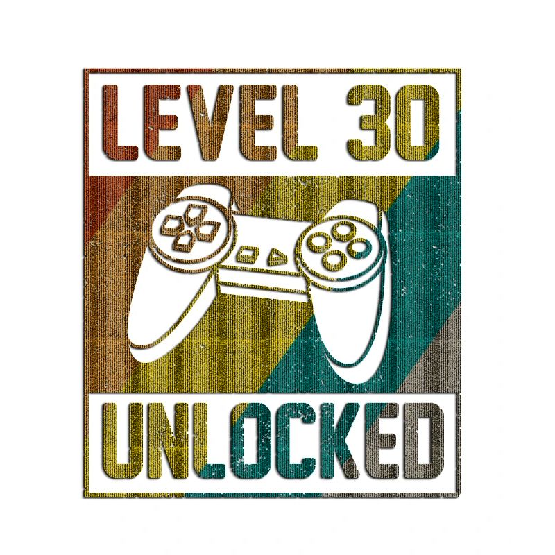 30th Birthday Gift Level 30 Unlocked