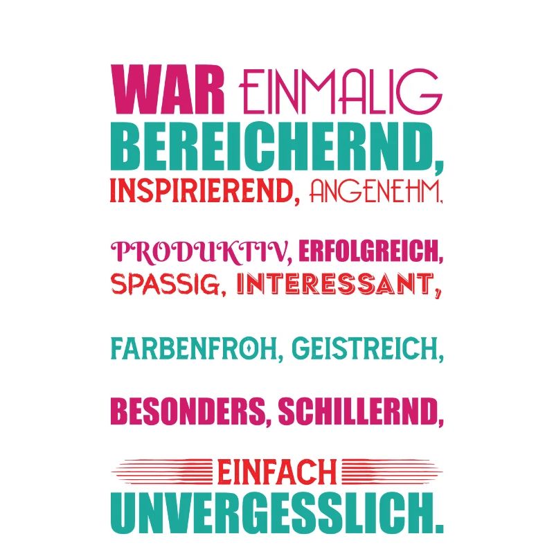 Geschenk zum Abschied Die Zeit mit dir war...