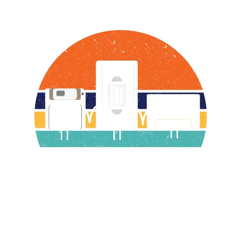 VHS Disk & Cassette Never Forget - Retro Stuff