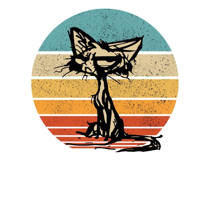 Chat chat méchant fée chat chat rétro vintage