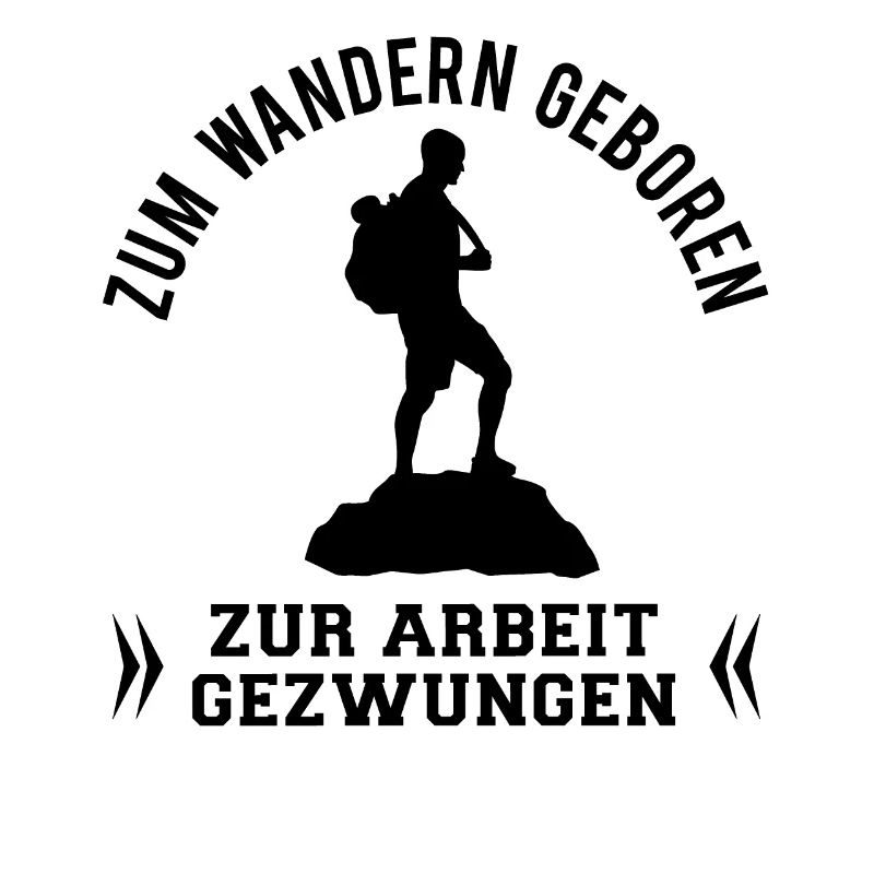 Wanderer Bergsteiger Outdoor Spruch Geschenk