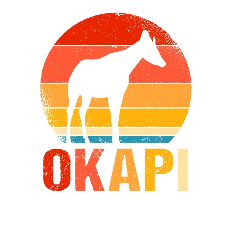 Okapi Retro Geschenk