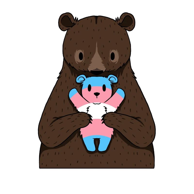 Transgender Pride Mama Bear