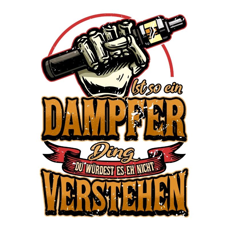 Vape Dampfer E Zigarette Spruch Vaping Geschenk