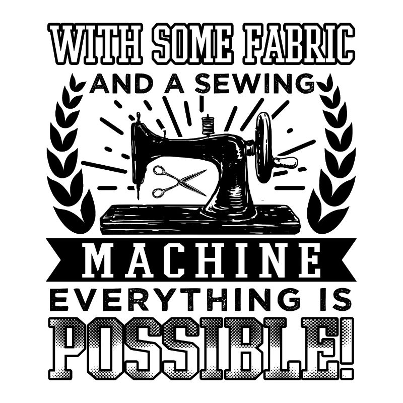 With Some Fabric And A Sewing Machine